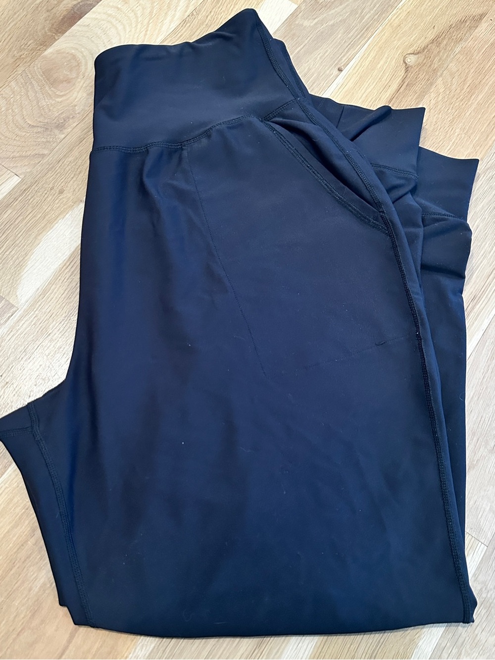 Old Navy Black Women's Track Joggers with Side Pockets